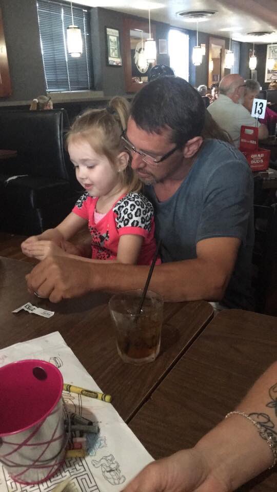 Tracygervais3's tweet photo. Terry meeting his grand-baby for the first time on his 43 birthday at tin cup !! https://t.co/YTp1oE7GY6