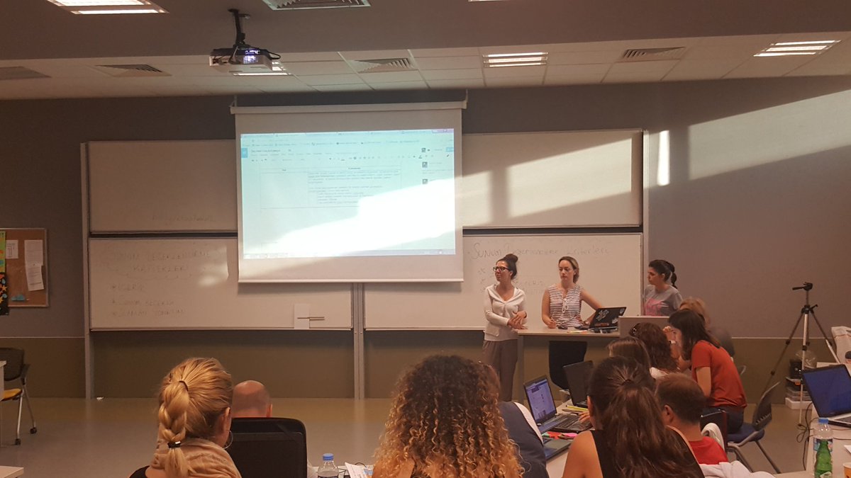 dhatice_edu's tweet photo. Gruplarımız büyük bir emekle hazırladıkları sunumları paylaşıyorlar. #etusp7 @etusp #welovetechnology https://t.co/efOsVvHBBg