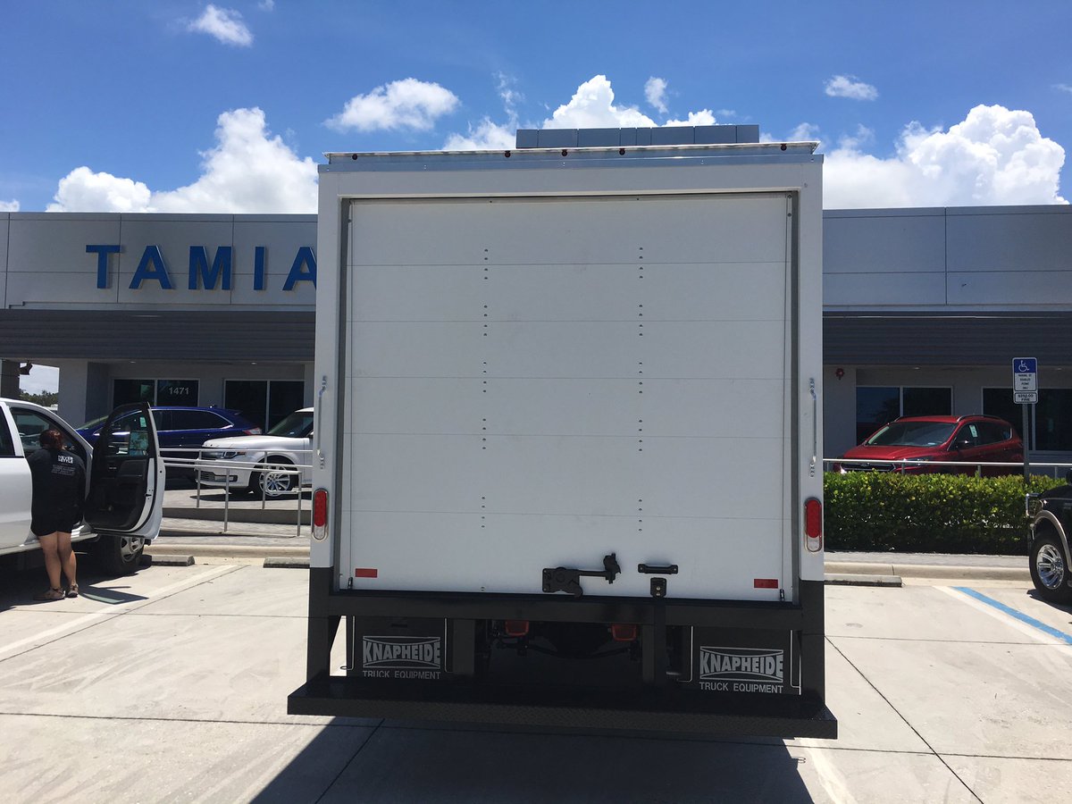truckbodysales's tweet photo. Just delivered our 1st @Knapheide1848 #vanbody to my friends @TamiamiFord Thank you for your business https://t.co/eEVca4Kd3R