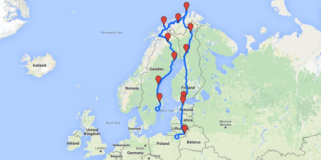Rarykos's tweet image. North Cape in 14 days. Hitchhiking, wild camping and #Trustroots. Lost my tent and food, but I saw the midnight sun!