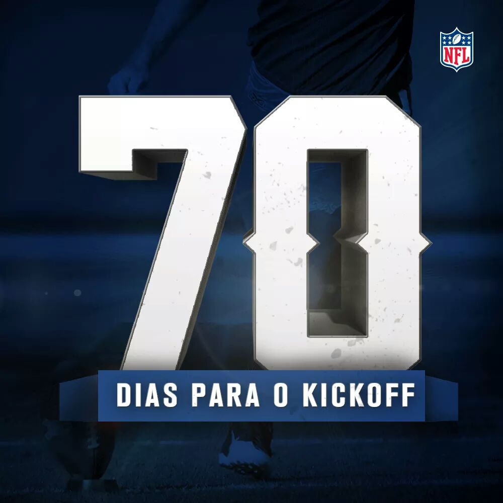 NFLvqttv's tweet photo. Faltam 70 dias pro kickoff! 🏈 #VemLogoSetembro https://t.co/k7Svsel9uV