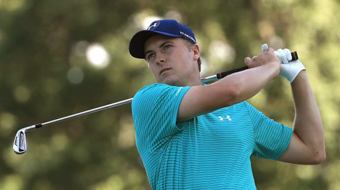 GolfDigest's tweet photo. Jordan Spieth closes with 4 straight birdies to fire a 2-under 68 at the @WGC_Bridgestone. https://t.co/JQKqoMFihR https://t.co/urikKVuxXU