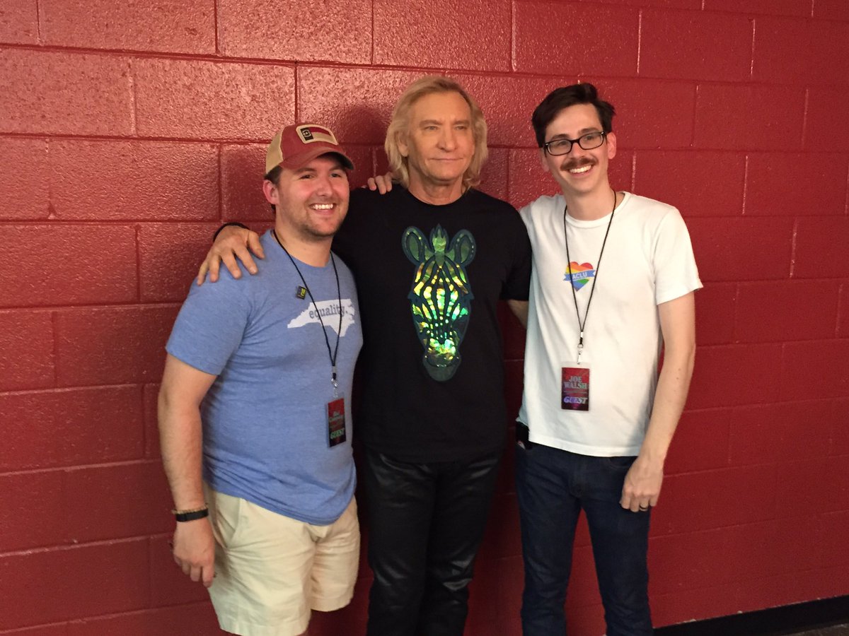 ACLU_NC's tweet photo. We're honored to have @JoeWalsh support @equalitync &amp; @ACLU's fight to #RepealHB2! @turnoutnc #Charlotte https://t.co/faxN7m4DTN