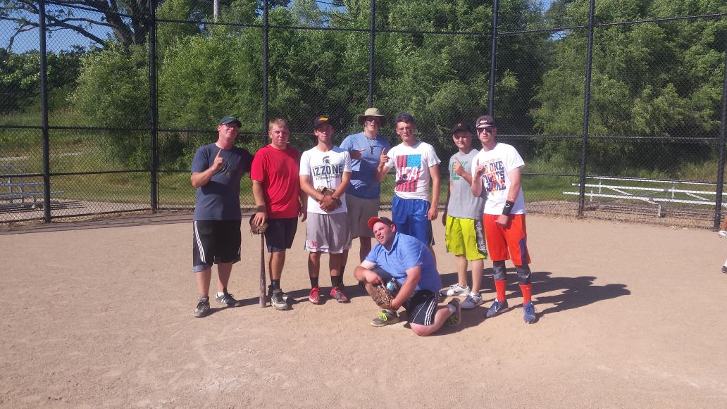 EVCCGrounds's tweet photo. Annual grounds crew softball game ends with a comeback victory for the Ridge team! https://t.co/LnBqjRvl2v