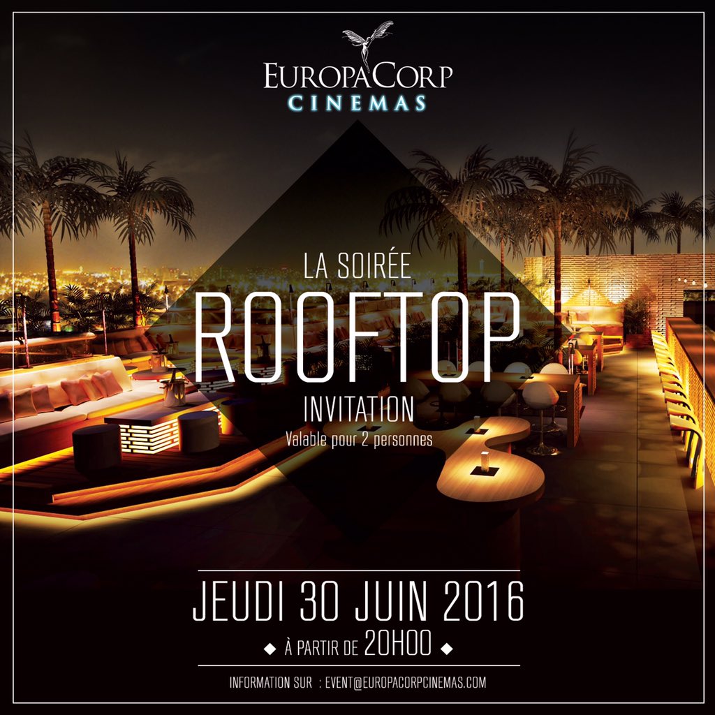 BnProd's tweet photo. Ce soir c'est Soirée Rooftop à Europa Corp! #europacorp #jamelcomedyclub #aeroville #bnprod https://t.co/Y3nDz9B2BB
