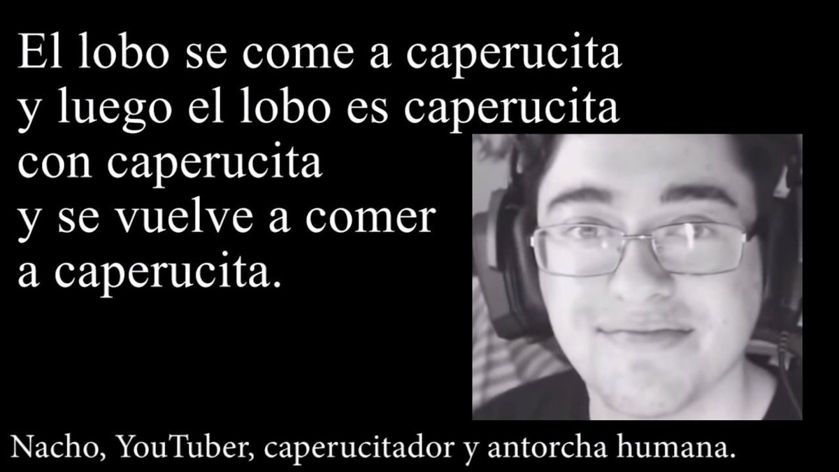 GiuliTwittaah's tweet photo. "Caperucitador" 😂 https://t.co/FhuJ67ldvA