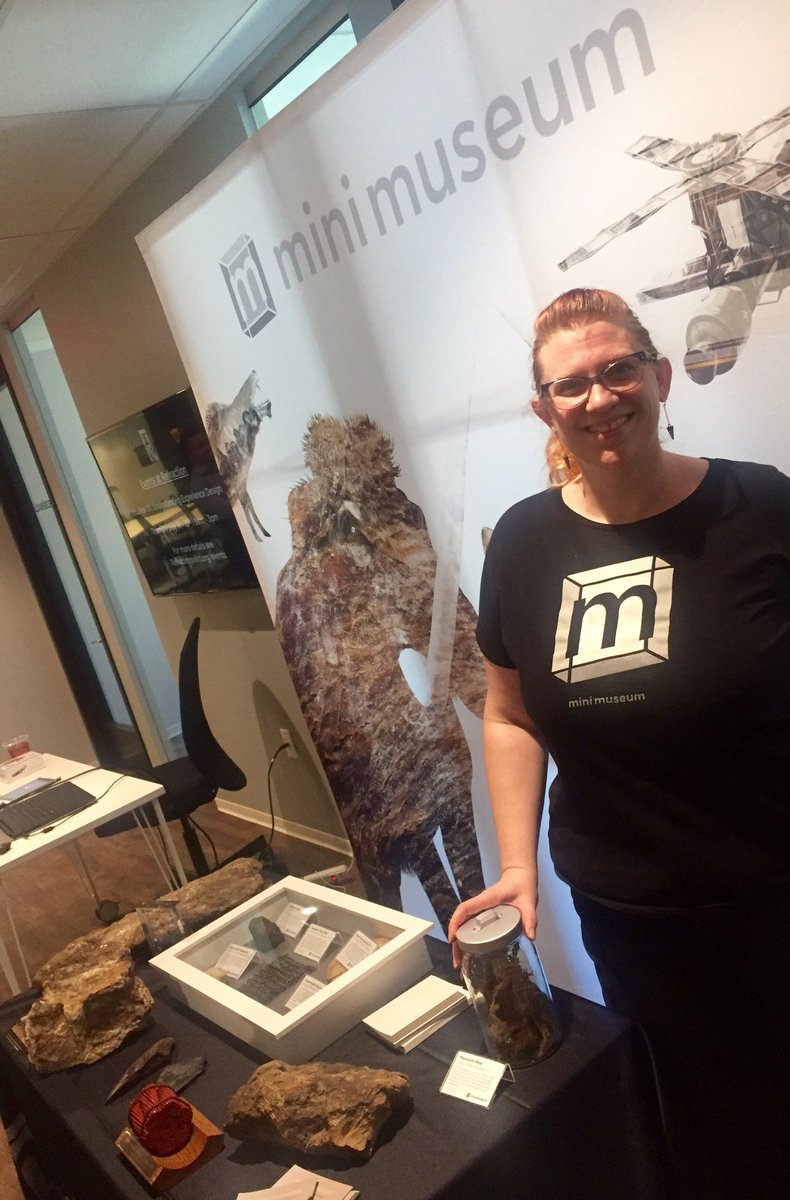 Whoah! Completely obsessed with <a href="/hansfex/">hansfex</a> mini@museum and I SMELLED reeeeaaallly old mammoth meat! #altfunding