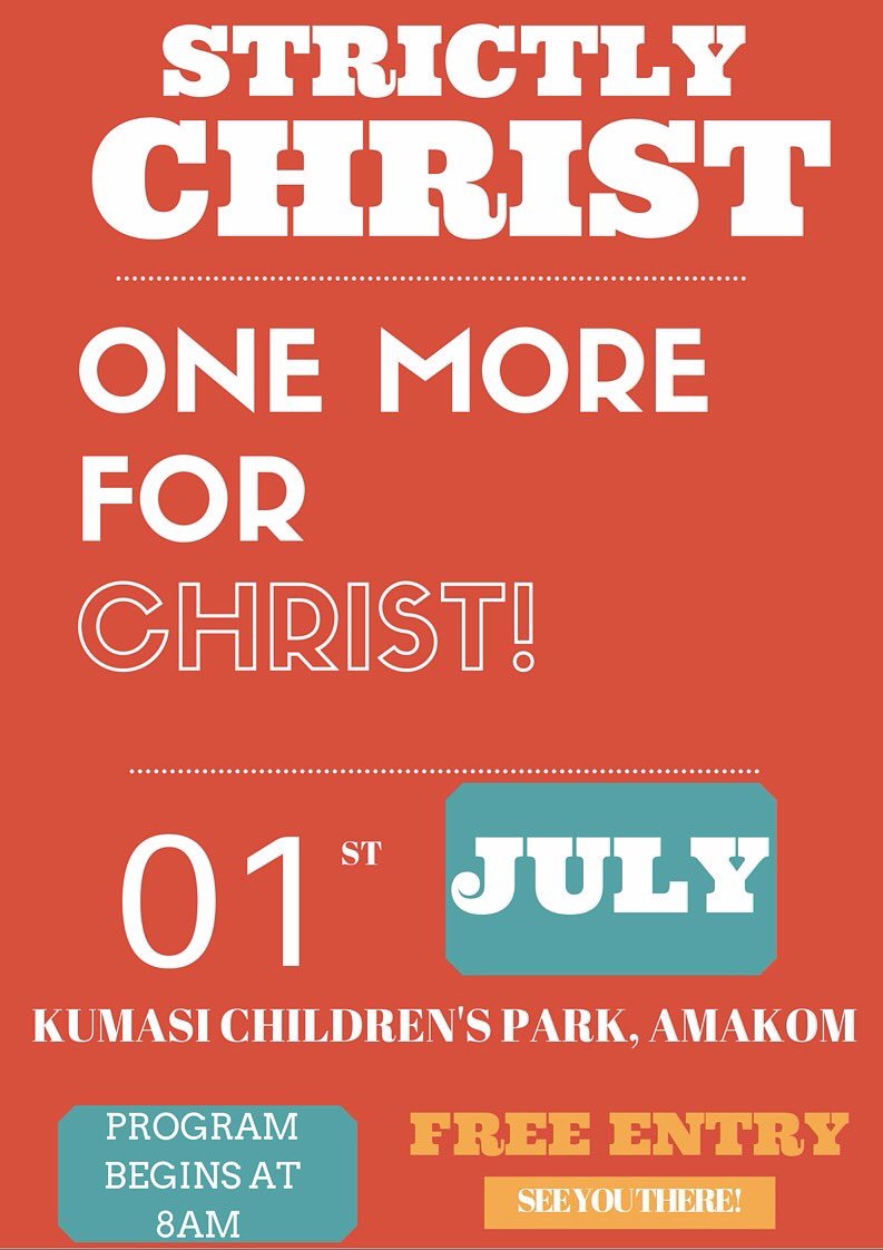 kobby_national's tweet photo. Join me let's praise the lord God #OneMoreForChrist https://t.co/5jHZaGiB7N