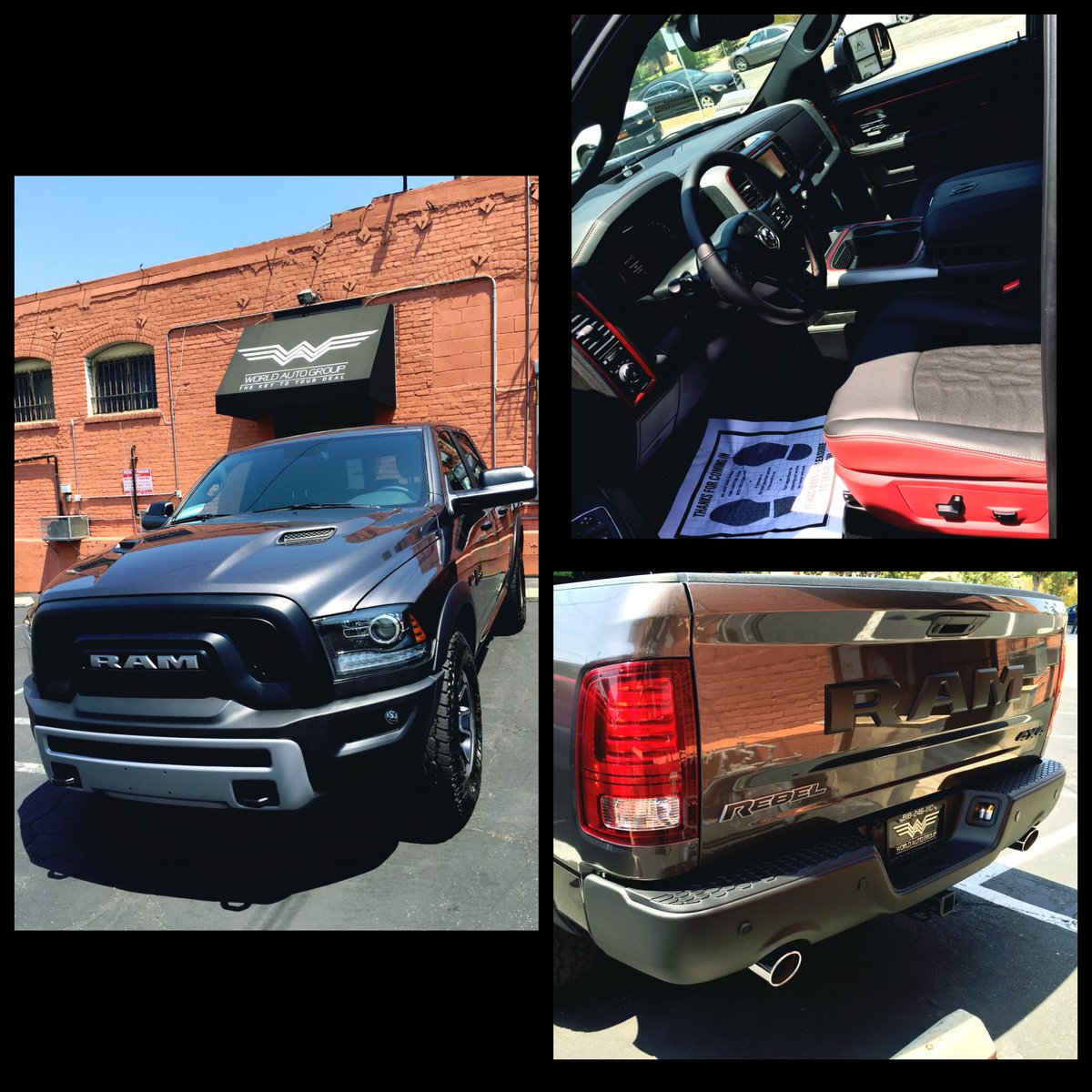 WorldAutoLease's tweet photo. 2016 #Dodge #Ram #Rebel #WorldAutoGroup #AutoLeasing #AnyMakeAnyModel #TheKeyToYourDeal #Glendale #Ca https://t.co/FLWErdHUOQ