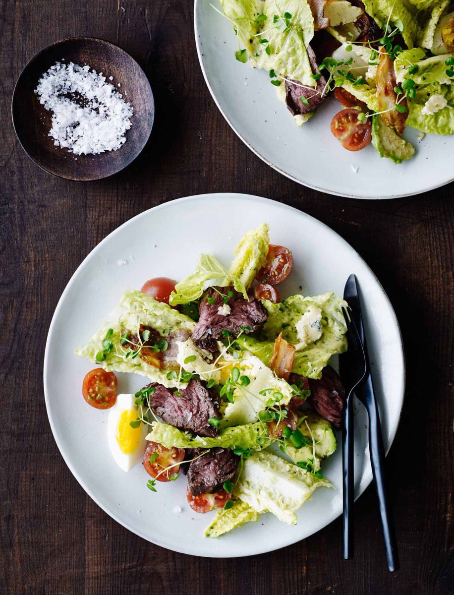 TomDouglasCo's tweet photo. Tom's @DahliaLounge hanger steak Cobb salad is now on @Feastkitchenapp! https://t.co/TAMxGpXGb6 #FeastKitchenApp https://t.co/2OBZFuKFwo