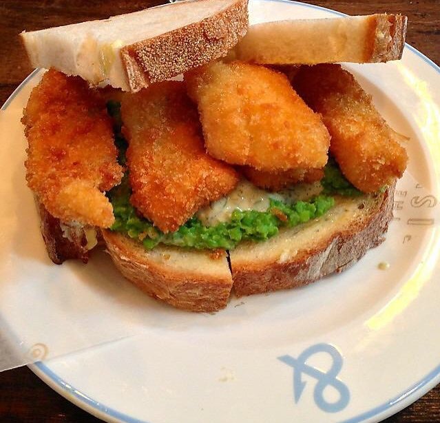 The return of a London special. Fish finger buttie, part of our new lunch menu launching next week