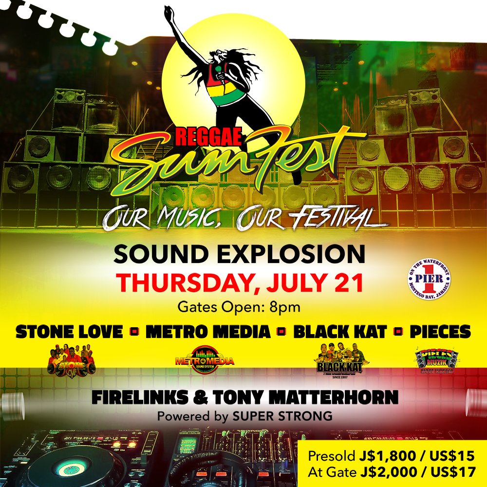 It's a night you truly can't afford to miss!

#ReggaeSumfest2016 #OurMusicOurFestival