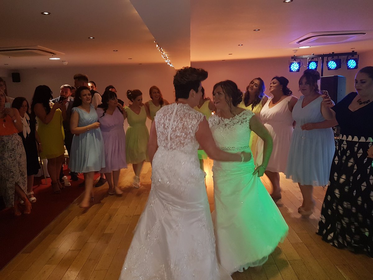 Congratulations to Nicola and Jo for last weekend! Such a great crowd! We had a blast! #wedding #live #Liverpool