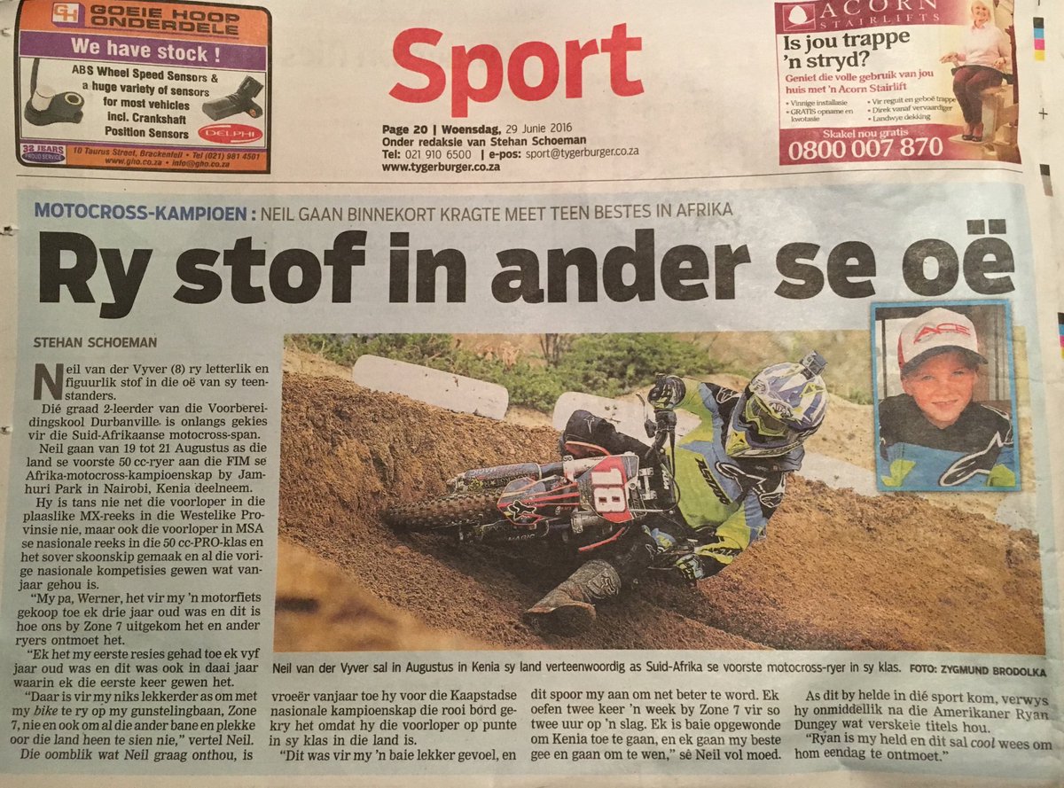 MapsRacing's tweet image. MAPS Racing support Neil vd Vyver. 

Pls look out for this young talented rider. 

mapsracing.co.za