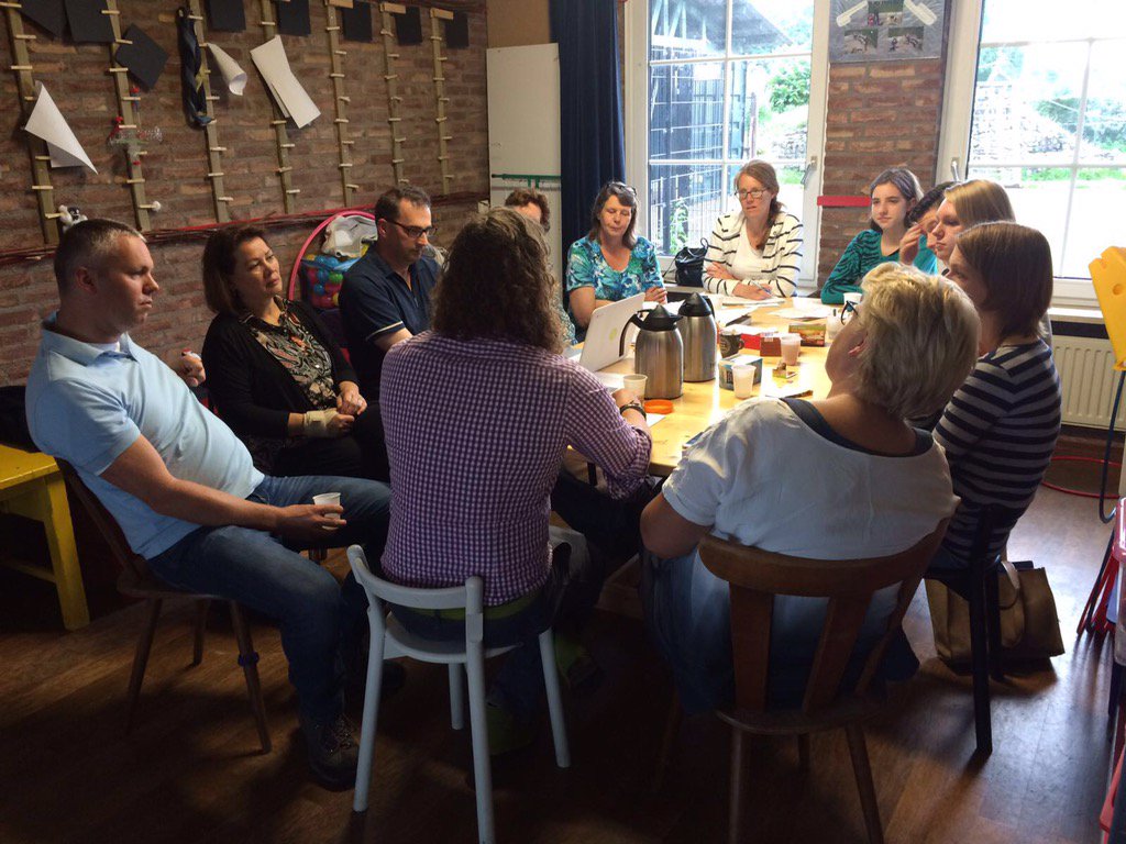 BeverTeam-vergadering op de Brandnetel oa voorbereiden zomerkamp 2016 @scouting_nl @Brandevoort_nu #scouting #bevers