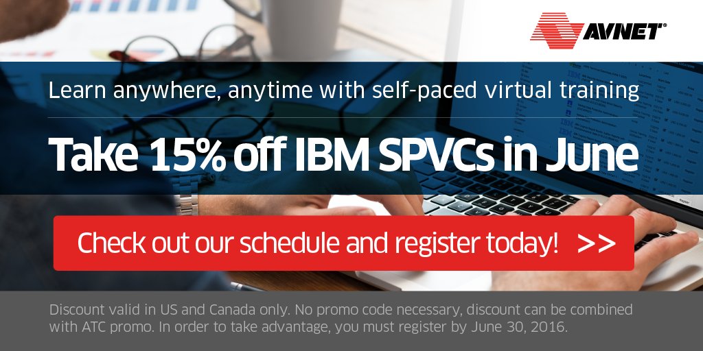 ExitCertified's tweet image. It's the LAST DAY to save 15% on all #IBM Self-paced virtual courses with @AvnetAcademy: ow.ly/8CPm301OhWy