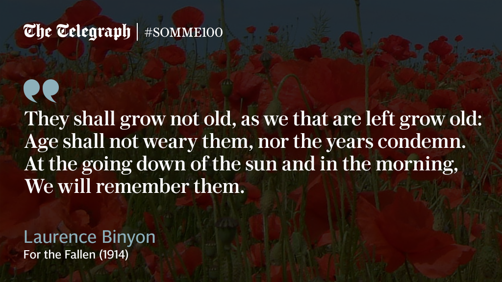 Lest we forget #Somme100