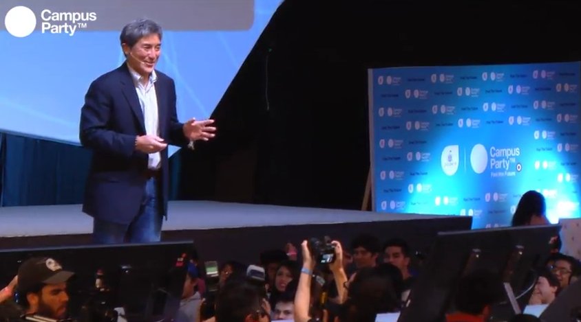 campusparty's tweet photo. 'I've never seen anything like this' @GuyKawasaki #cpmx7, LIVE  https://t.co/qAiER238Tx https://t.co/GZphlVGl5d
