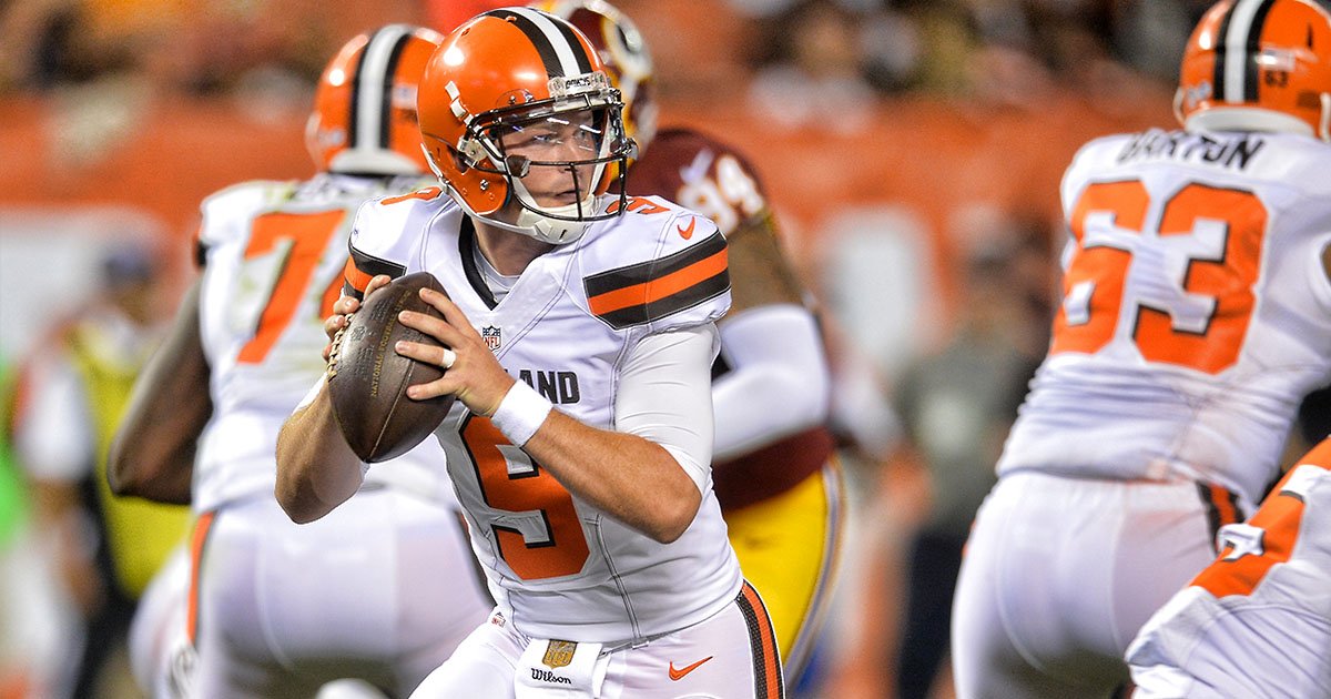 Browns's tweet photo. The #Browns have waived QB Connor Shaw

📰: https://t.co/oGFwbimKlG https://t.co/fMZw0fkeEO