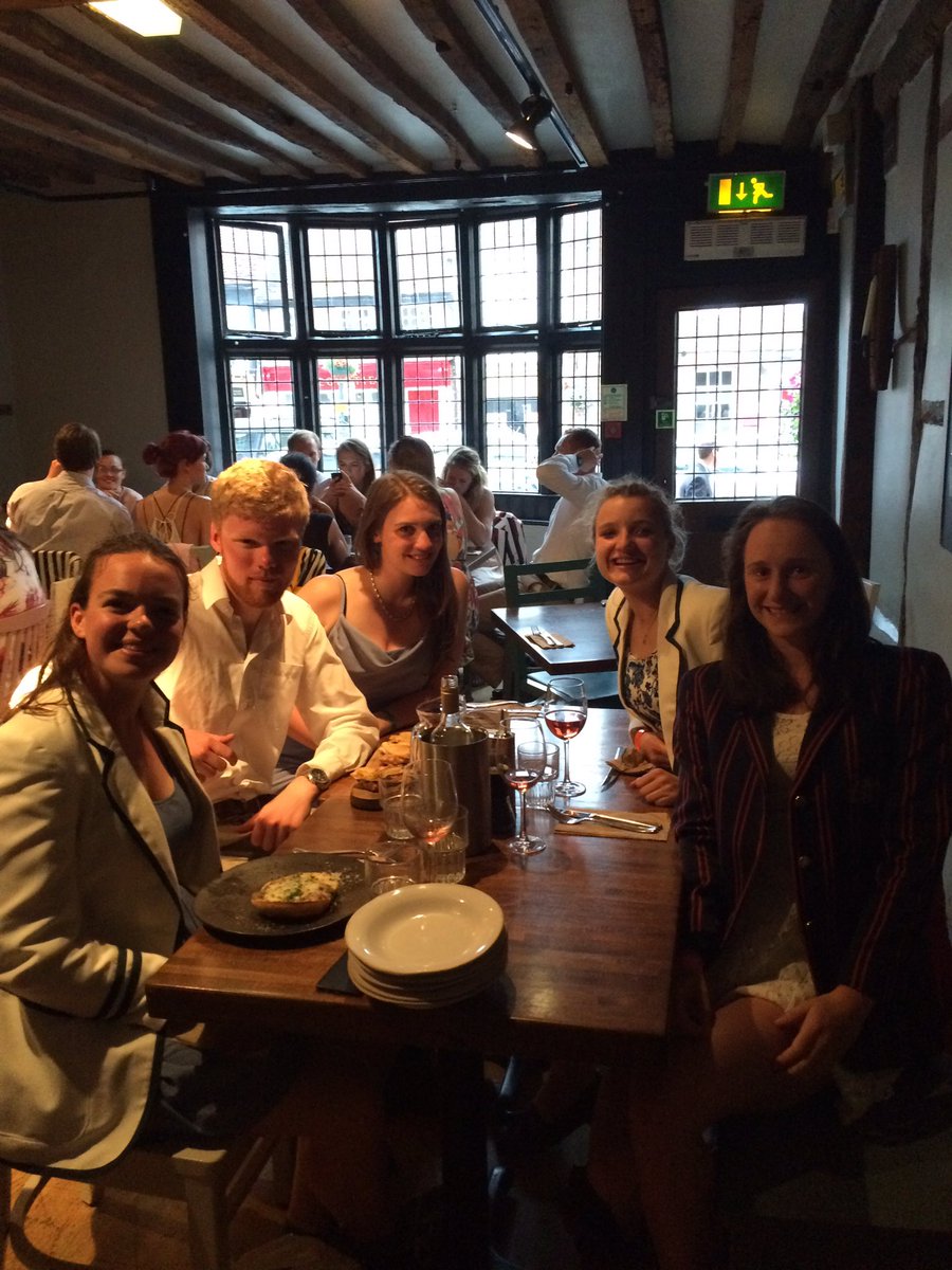 CuthsBC's tweet photo. SCSBC past and present enjoy an Italian at Henley Royal regatta! Ft. Cuths Blazers! #yeahcuths https://t.co/PMBqDAKGoa