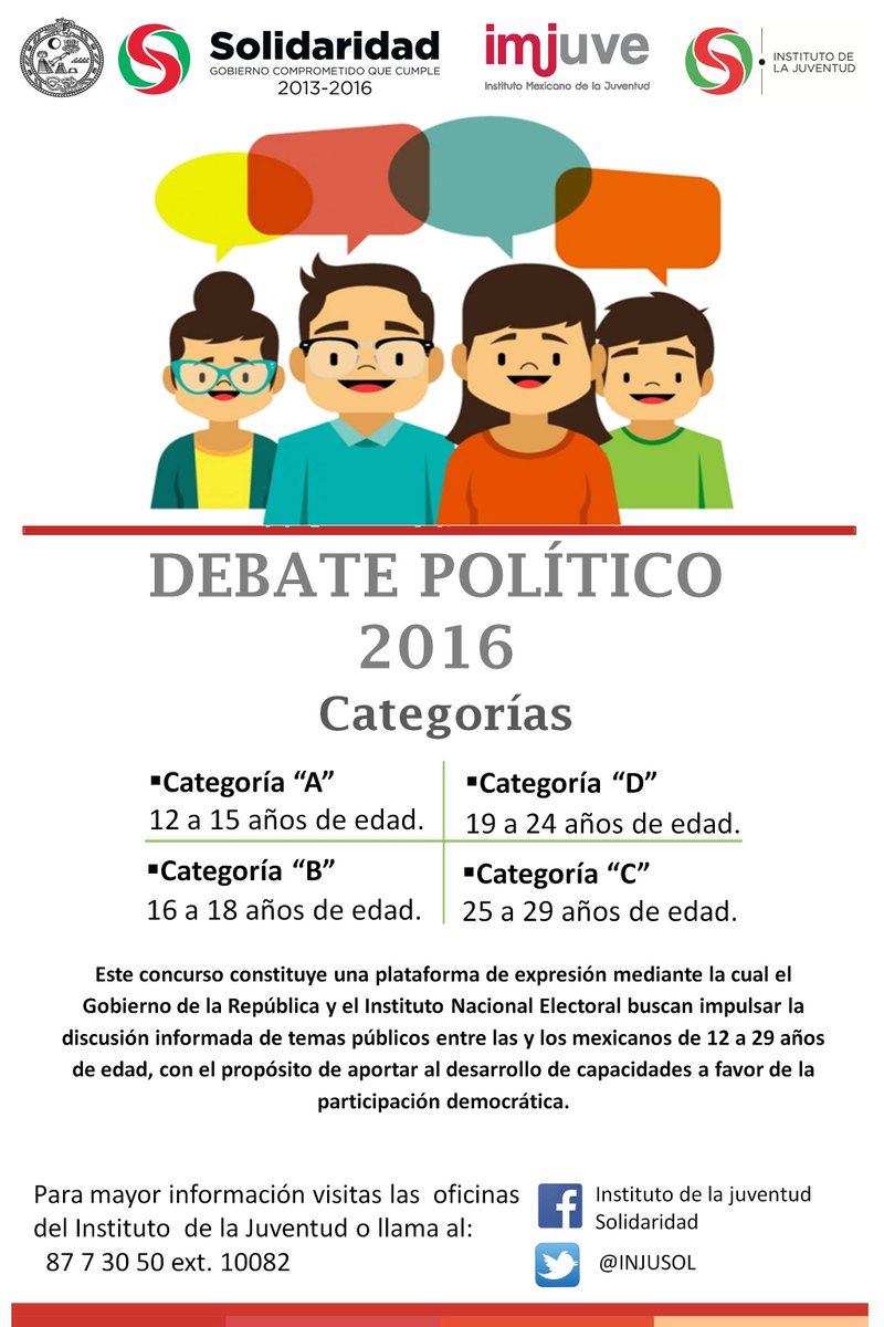 injusol's tweet photo. ¡Participa!
Mayores informes en: https://t.co/W2FcjvtrdS https://t.co/b4vc010dDB
