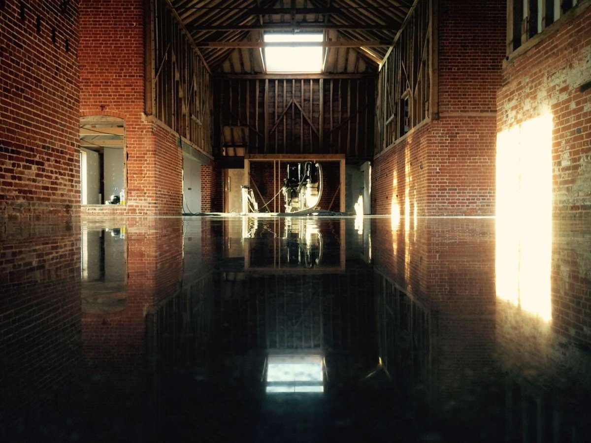 davidcreation's tweet photo. One from the archive! A polished concrete floor for a 17th century barn conversion. #ILoveFloorsMe @CreationFloors https://t.co/mY66E1LX6K