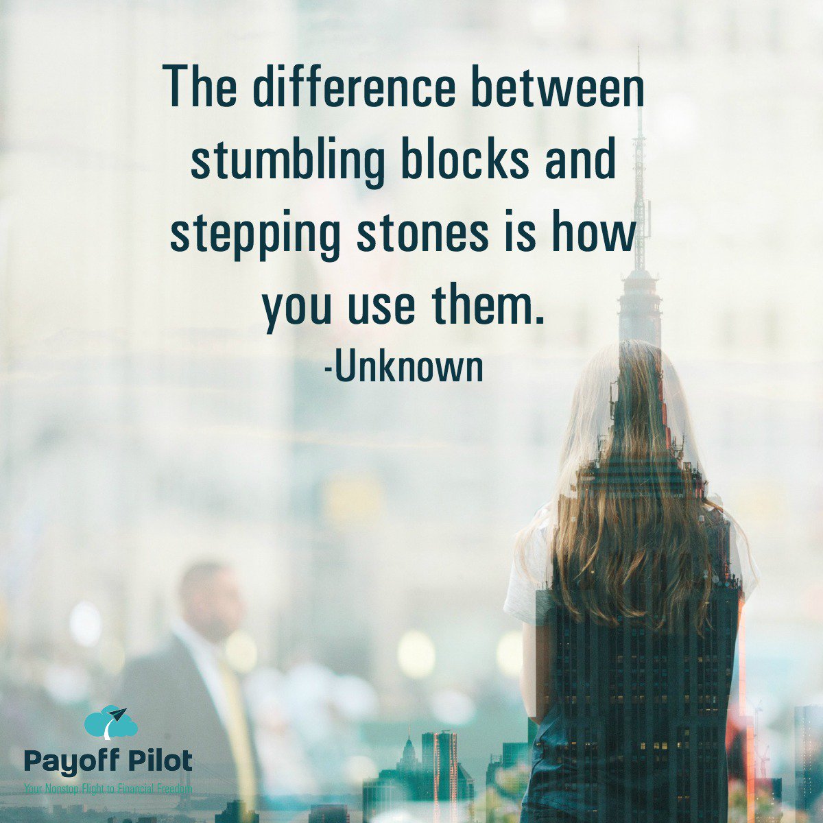 Let your obstacles be your greatest motivators.