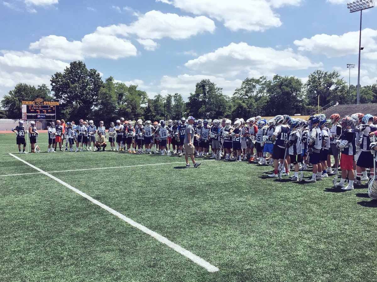 3dLacrosse's tweet photo. The view from Jake Reed's Nike Blue Chip Camp being held at UMBC. @jamiemunro3, D1 coaches working w/ the 2020s. https://t.co/KI2ABRbPQd
