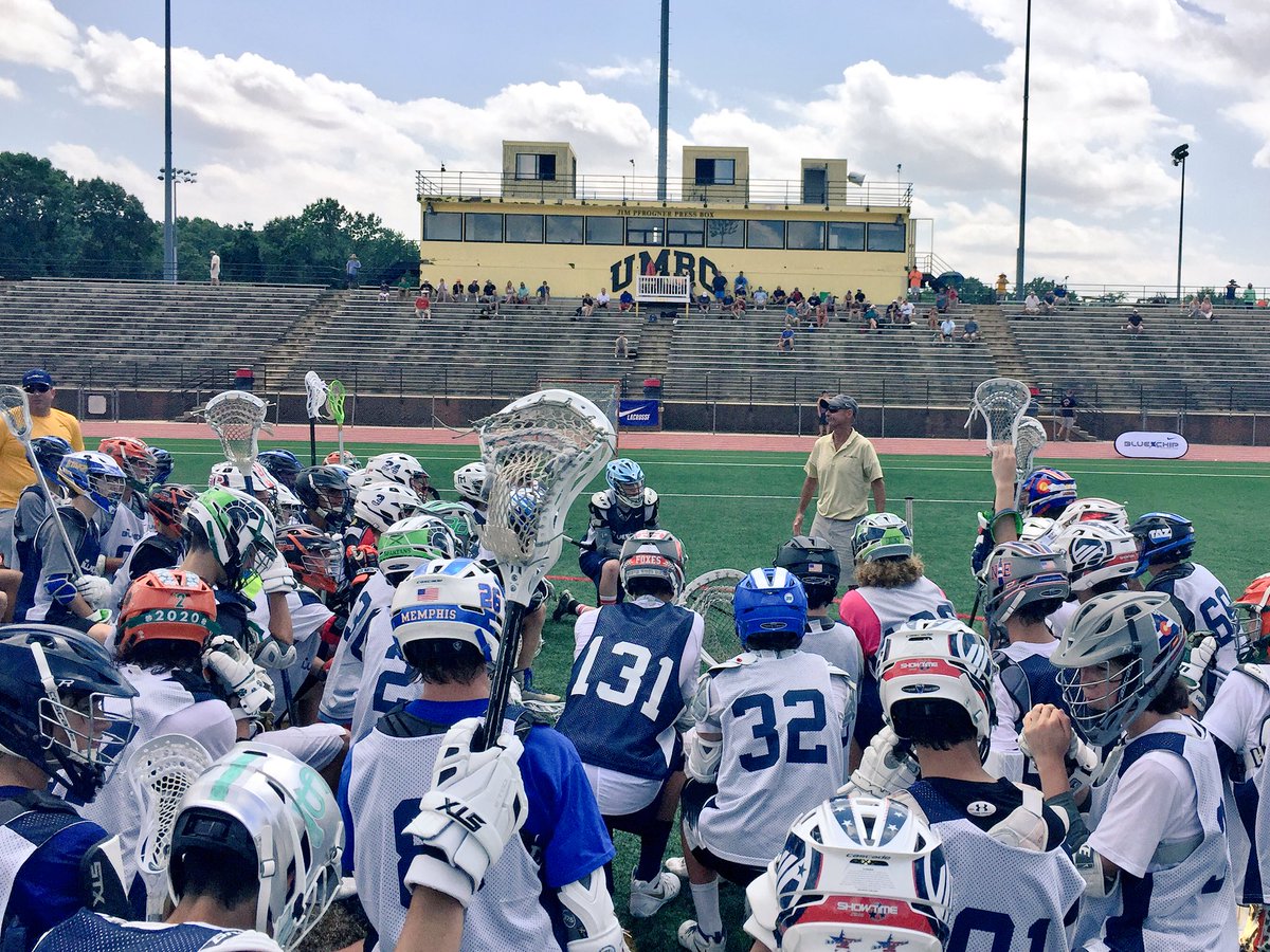 3dLacrosse's tweet photo. The view from Jake Reed's Nike Blue Chip Camp being held at UMBC. @jamiemunro3, D1 coaches working w/ the 2020s. https://t.co/KI2ABRbPQd