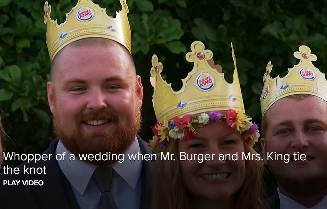 getFoodida's tweet image. Happy anniversary to our favorite fast food couple! #truekings  buzzfeed.com/jessicamisener…