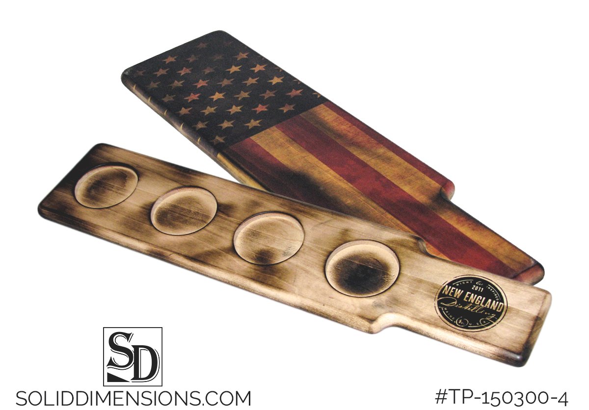 SolidDimensions's tweet image. These shot flights are beautifully burnt, branded, &amp;amp; patriotic for the 4th of July. #PromotionalProducts #USAMade