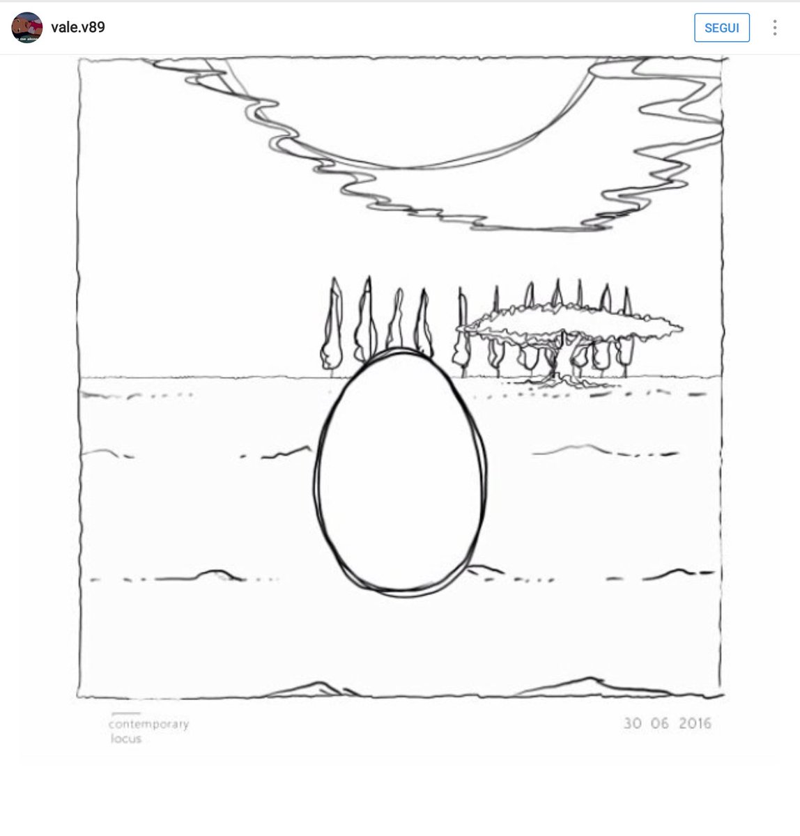 Mercuriomaga's tweet photo. Da @instagram l'ars combinatoria di @DiegoZuelli:un algoritmo trasforma 30/6/2016 in questo disegno
#passaTempo/OGGI https://t.co/X993TI7U4w