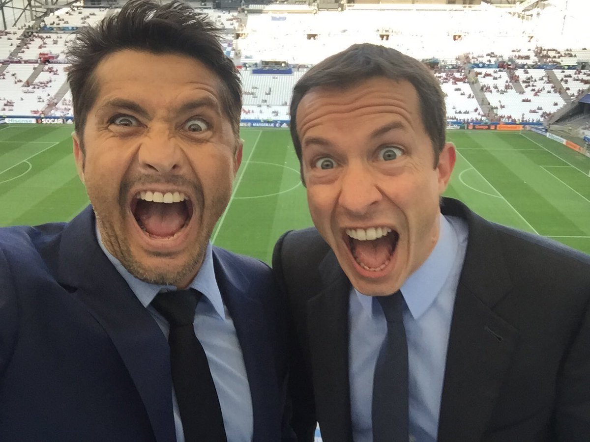 Gotie29's tweet photo. On voit que Bixente revit depuis qu'il commente les matchs avec @gregmargotton. @BixeLizarazu https://t.co/CpQWrGqHUu