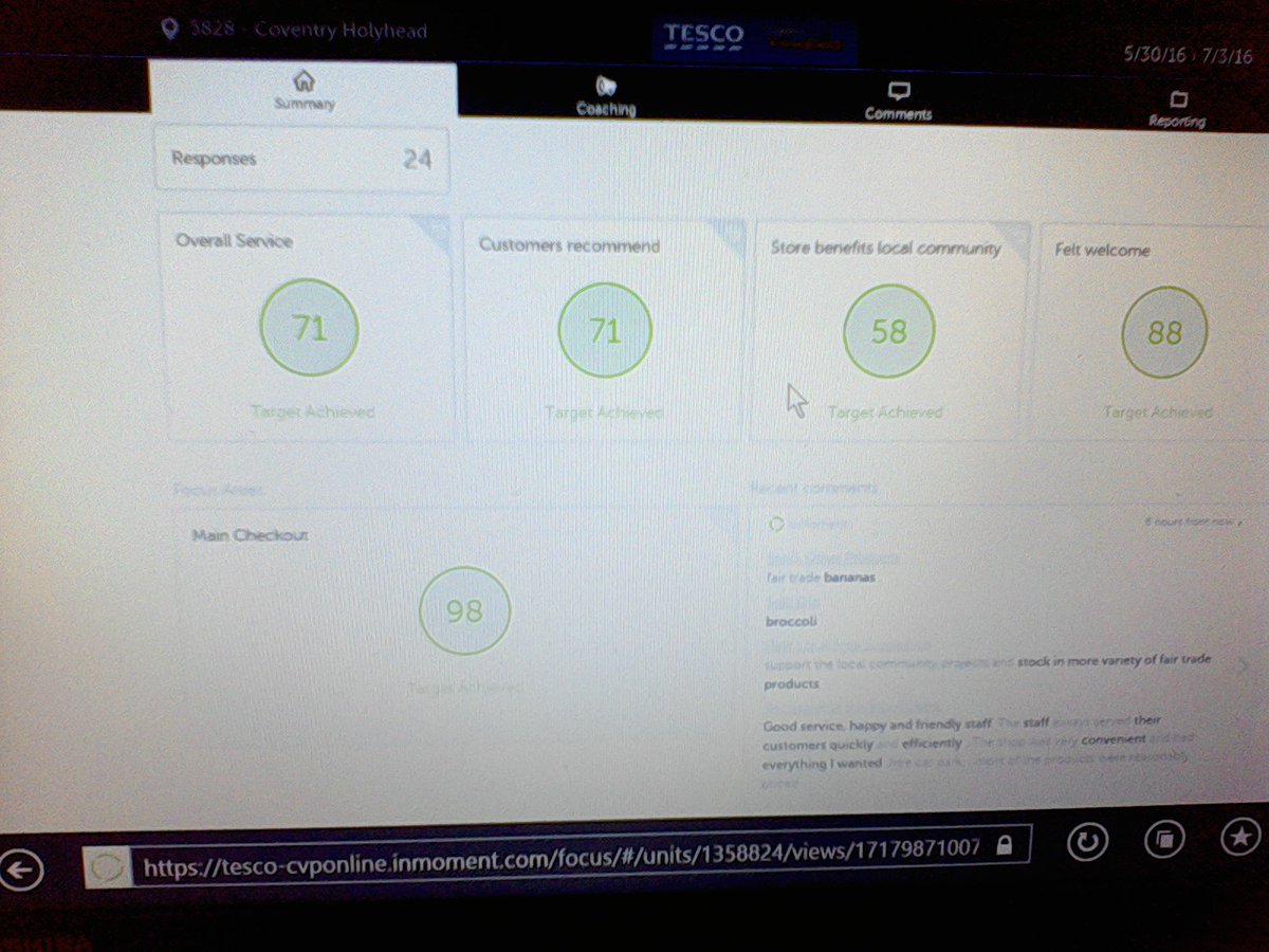 well done guys.  lots of wow comments and all are green on CV for this period.