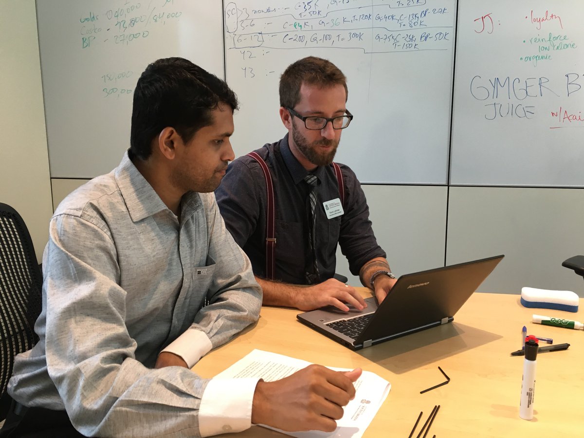 MooreSchool's tweet photo. New #MooreMBA cohort worked on a surprise case competition today. Let's give them all a π― https://t.co/jcGvrQeC6R