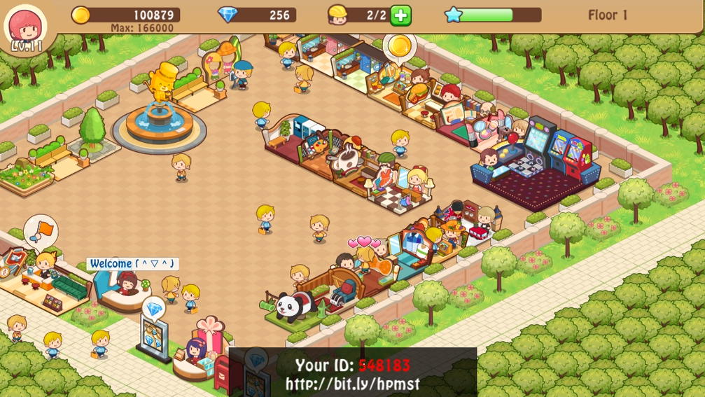 PoyPoy1124's tweet photo. So fun in #HappyMallStory. My ID:548183 @HappyHappyLabs https://t.co/mpTLLiYf8j