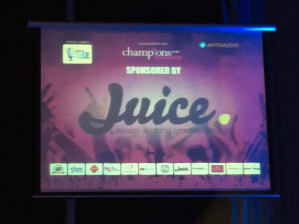 thatsjuice's tweet photo. We had a great night last night, some amazing acts. Think we've just about recovered #NTMA2016 π» https://t.co/JA5lstBeMn
