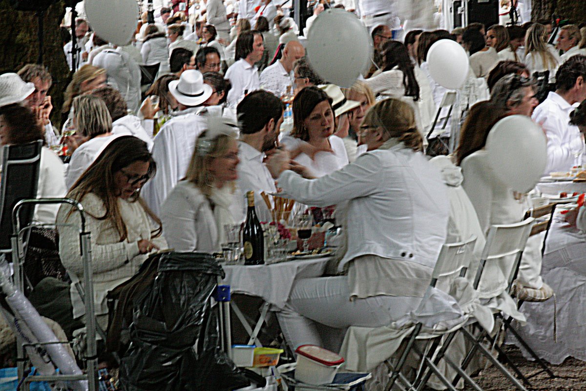 Diner en blanc op de Dreef.
Zie: wijkraad-welgelegen.nl/diner-en-blanc/