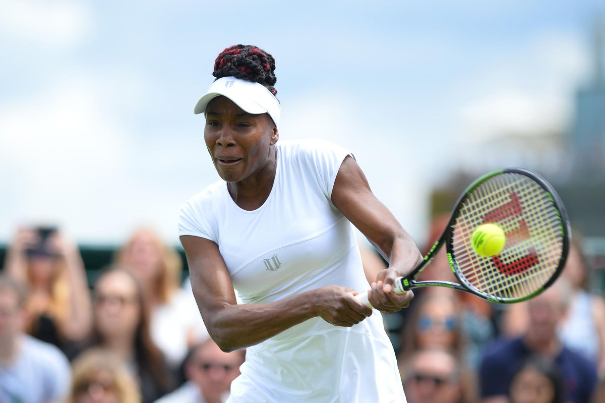 usopen's tweet photo. It was a good day to be from the U.S., as ten Americans, led by #Venus, prevailed on Day 4 at #Wimbledon. https://t.co/Lf3X4VLn3C
