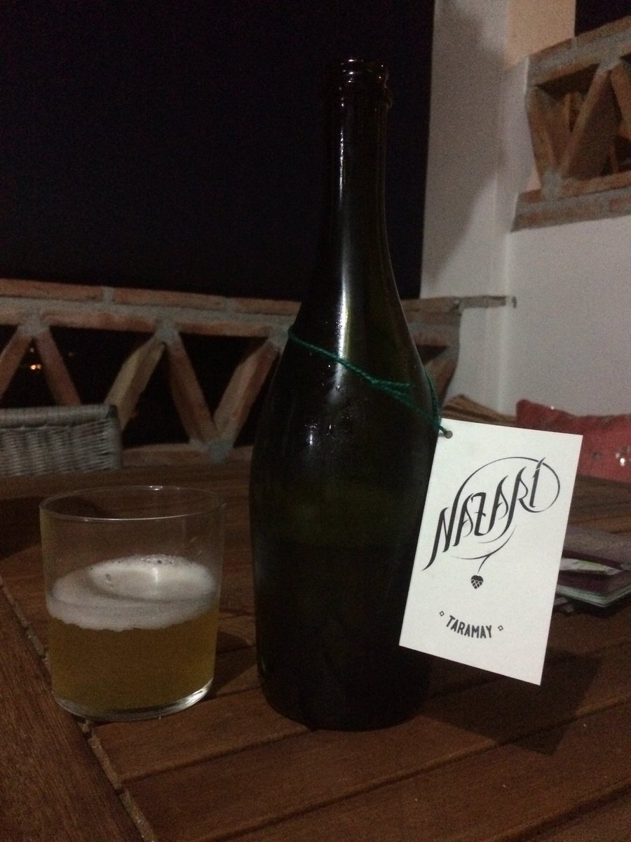 theSuperboz's tweet photo. Cheers @italianacafe for recommending @CervezasNazari Got bottle 127 of 494 of the amazing Taramay. @burtonrdbrewing https://t.co/9POvKTjMXw