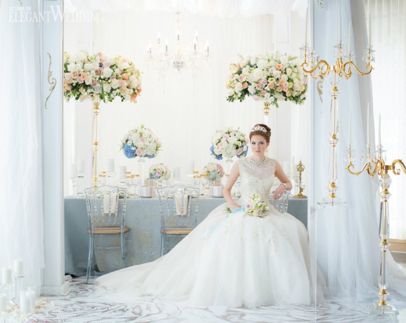 elegantwedding_'s tweet image. A #fairytale #wedding young girls dream about 💭💐 #Cinderella #princess #decor @MonarchyBlue bit.ly/29cqHPI