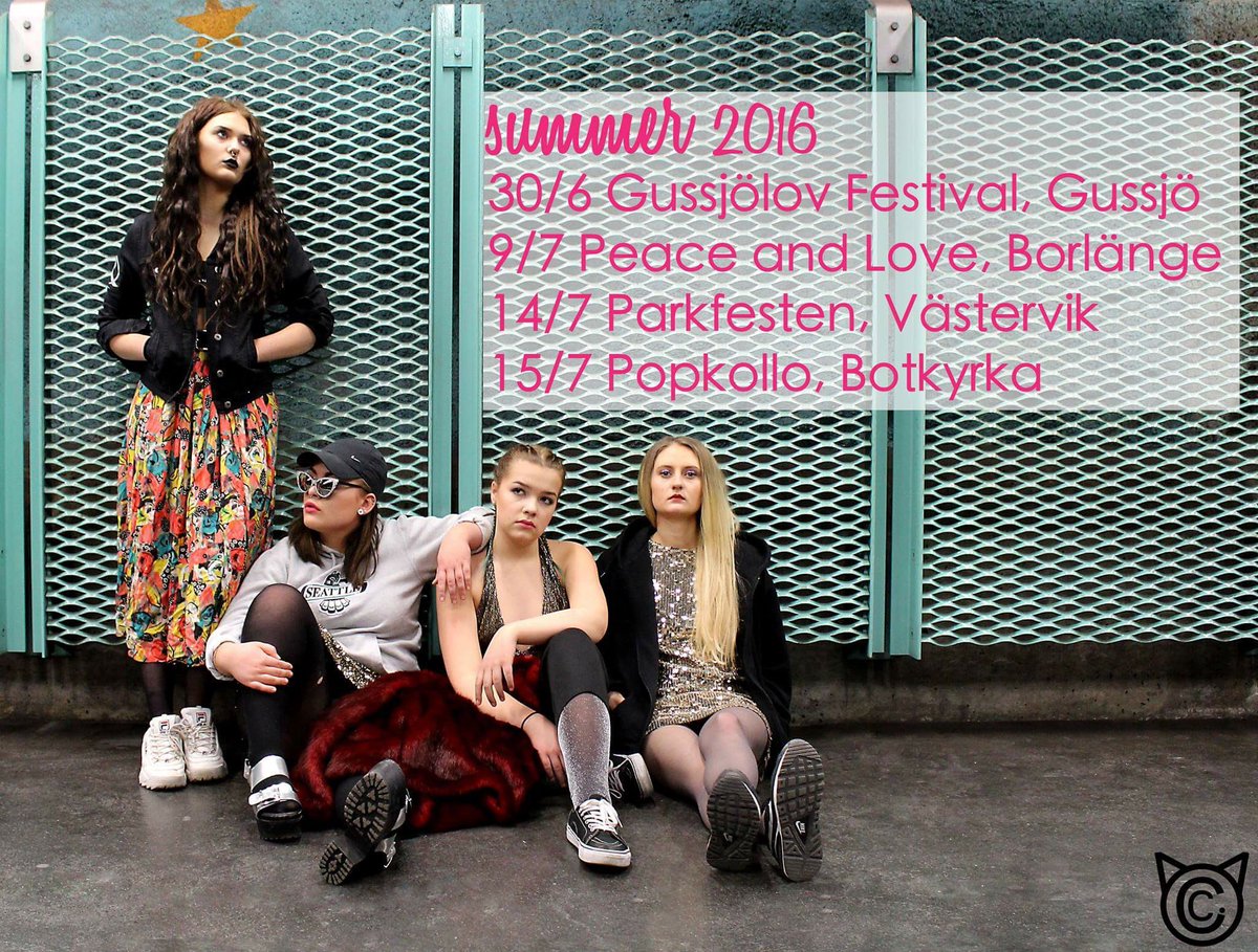 CallCatOfficial's tweet image. that's right, we'll play at the peace and love festival in Sweden! 😽