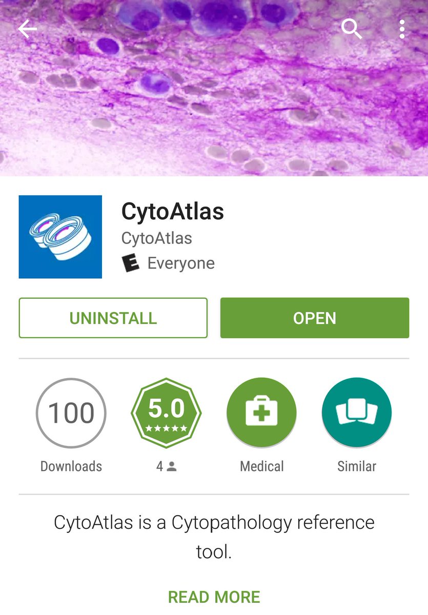 BREAKING NEWS: <a href="/CytoAtlas/">CytoAtlas</a> is now available for Android!!! Install for free and send us your feedback! #cytopathology