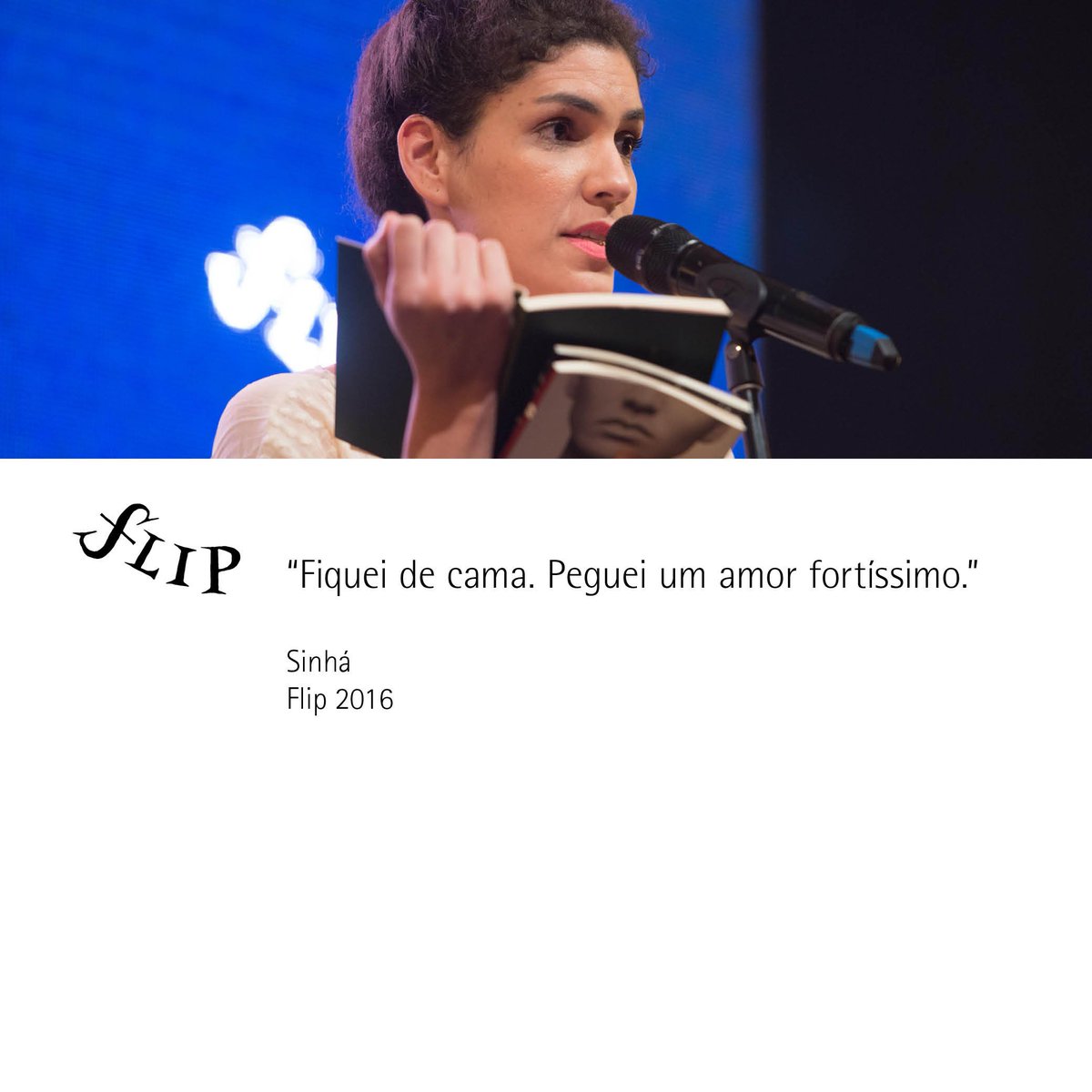 flip_se's tweet photo. A poeta Sinhá participou do Sarau da #Flip2016 https://t.co/zPiXOaUHYk