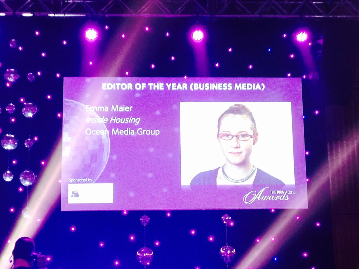 nickduxbury's tweet photo. Sadly no wins, but huge well congrats to @insidehousing ed @EmmaMaier who led the mag to 5 #PPAAwards shortlistings https://t.co/0Qq6McHHpK