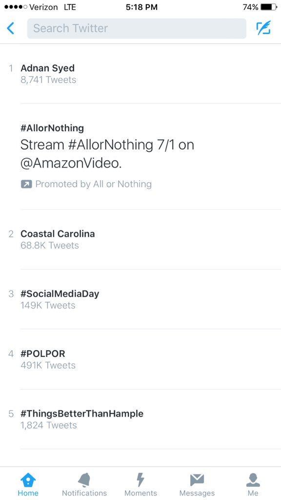 livelife3381's tweet photo. @rabiasquared @Undisclosedpod @TruthJusticePod @EvidenceProf Look whose trending #adnansyed #newtrial #freedomcoming https://t.co/WJd0FY8bVw