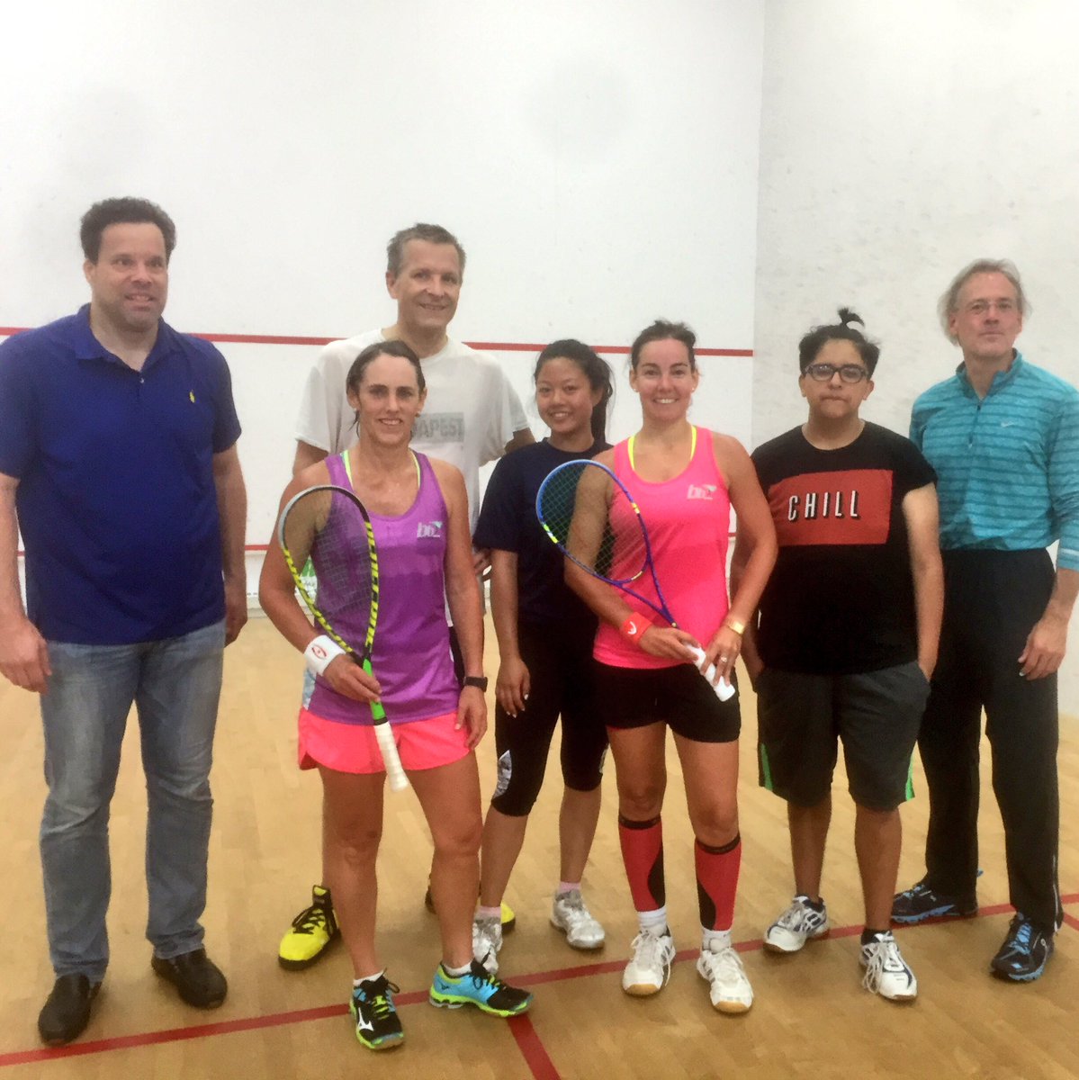 JennyDuncalf's tweet photo. Great night playing members &amp; putting a match on @sandiegosquash last night. West coast squash is on the up! 🇺🇸 https://t.co/YqDVrhLtQD