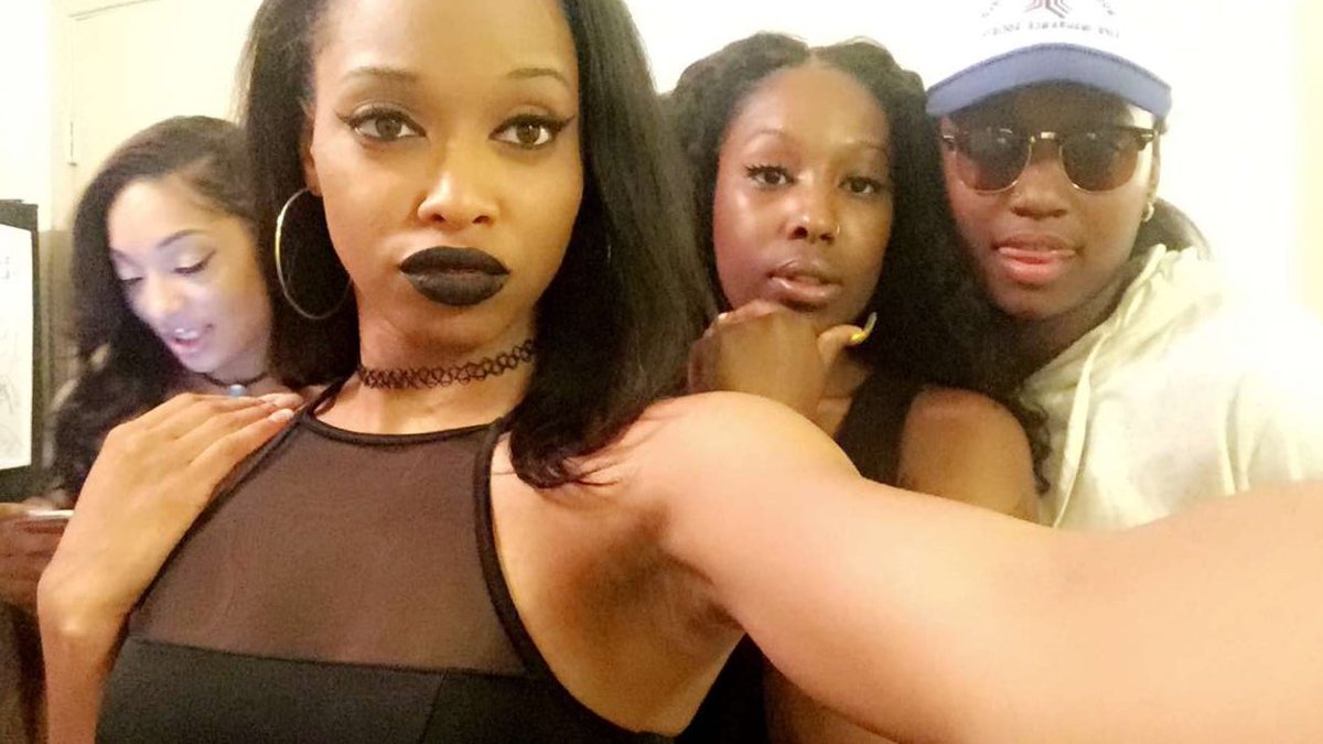 _ToniLane_'s tweet photo. #lustwednesday last night with @Ohhthatsbamm @Intelligent_A 😍😍😍 @NakaylaCamp in the cut 😎 https://t.co/ZjRkM0YY6I