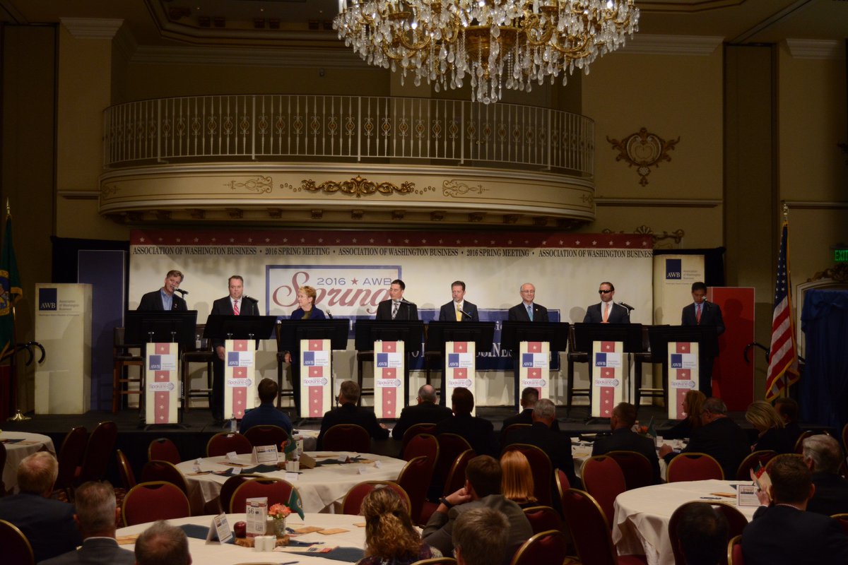 awbolympia's tweet photo. ICYMI: Watch video of the full June 14 lt. governor debate at #AWBspring16 https://t.co/BAozjhEQHR #waleg #waelex https://t.co/sFHsW6lOiC