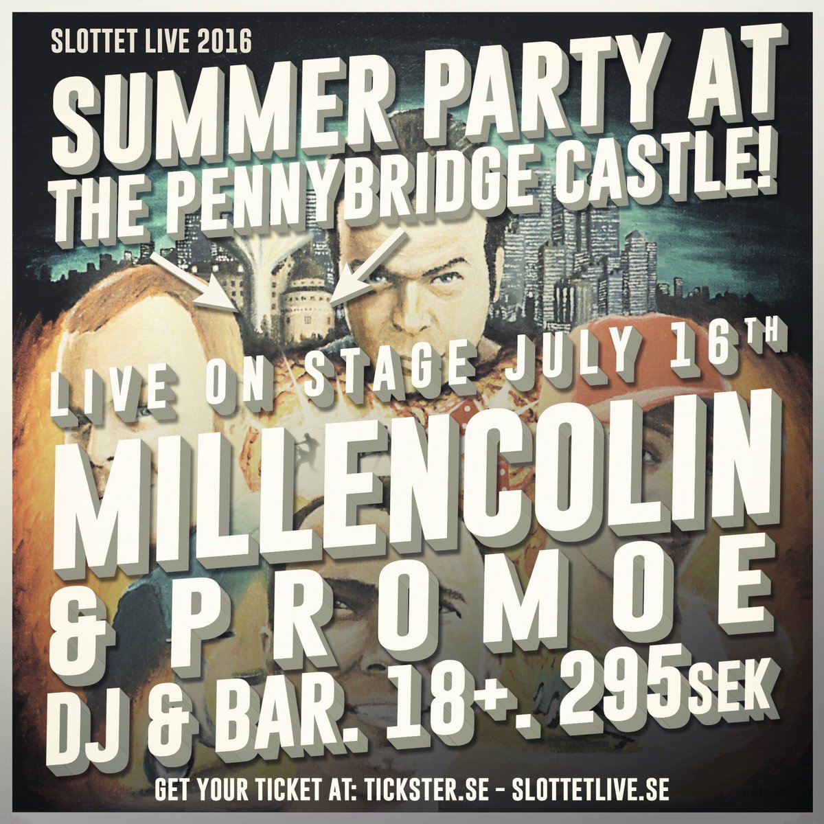 conventum's tweet photo. Millencolin på hemmaplan lördag 16 Juli https://t.co/Q7wjmqNVBx